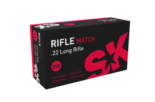 SK Rifle Match Ammunition 22 Long Rifle (500)